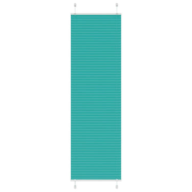 Vidaxl plissé rolgordijn 65x200 cm stofbreedte 64,4 cm petrol groen