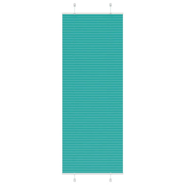 Vidaxl plissé rolgordijn 70x200 cm stofbreedte 69,4 cm petrol groen