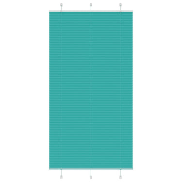 Vidaxl plissé rolgordijn 110x200cm stofbreedte 109,4cm petrol groen