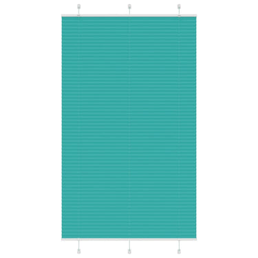 Vidaxl plissé rolgordijn 115x200cm stofbreedte 114,4cm petrol groen