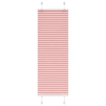 Vidaxl plissé rolgordijn 45x100 cm stofbreedte 44,4 cm polyester roze