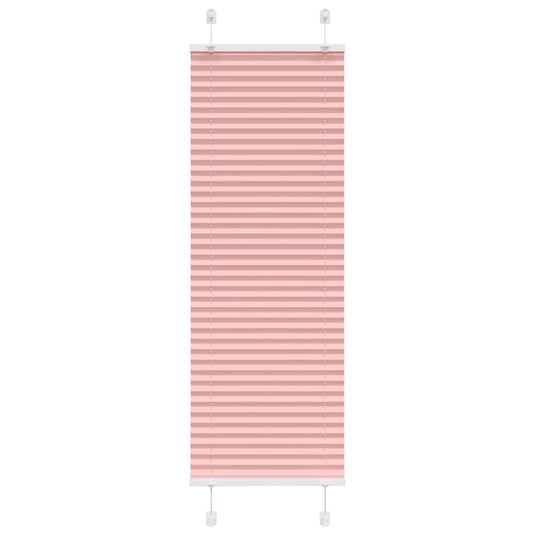 Vidaxl plissé rolgordijn 45x100 cm stofbreedte 44,4 cm polyester roze