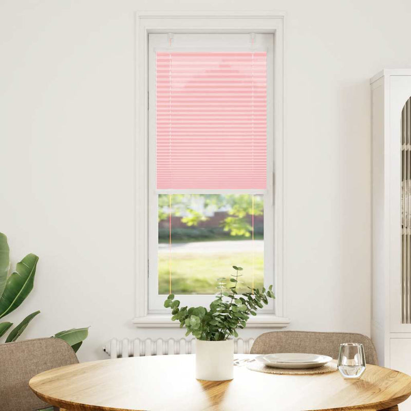 Load image into Gallery viewer, Vidaxl plissé rolgordijn 50x100 cm stofbreedte 49,4 cm polyester roze
