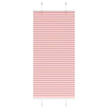 Vidaxl plissé rolgordijn 60x100 cm stofbreedte 59,4 cm polyester roze