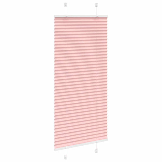Vidaxl plissé rolgordijn 60x100 cm stofbreedte 59,4 cm polyester roze