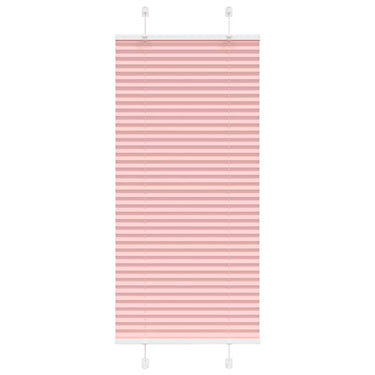 Vidaxl plissé rolgordijn 65x100 cm stofbreedte 64,4 cm polyester roze