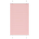 Vidaxl plissé rolgordijn 75x100 cm stofbreedte 74,4 cm polyester roze