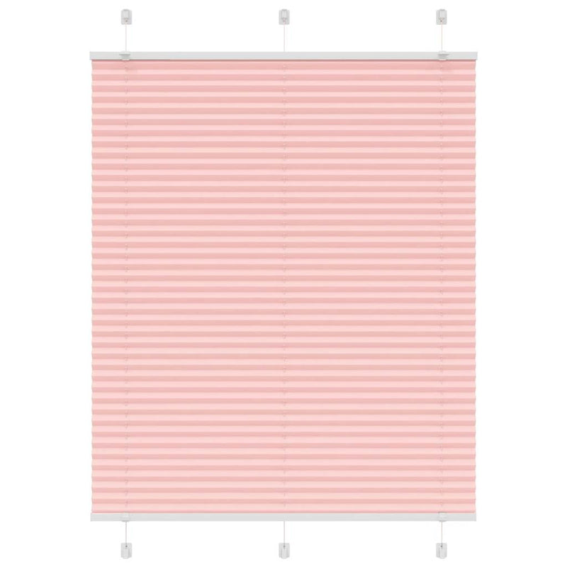 Load image into Gallery viewer, Vidaxl plissé rolgordijn 105x100cm stofbreedte 104,4cm polyester roze
