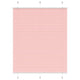 Vidaxl plissé rolgordijn 110x100cm stofbreedte 109,4cm polyester roze