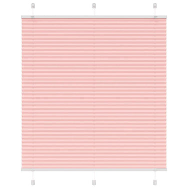 Vidaxl plissé rolgordijn 115x100cm stofbreedte 114,4cm polyester roze
