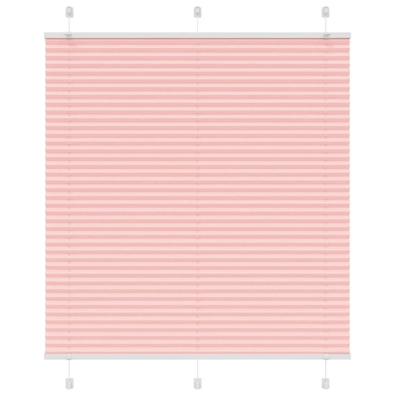 Load image into Gallery viewer, Vidaxl plissé rolgordijn 115x100cm stofbreedte 114,4cm polyester roze
