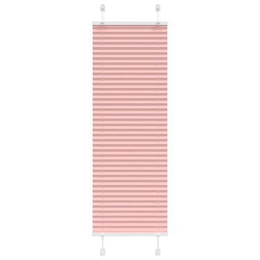 Vidaxl plissé rolgordijn 40x150 cm stofbreedte 39,4 cm polyester roze