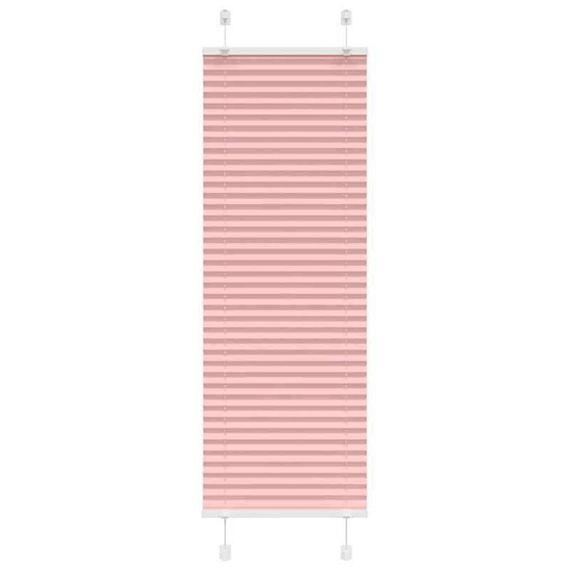 Load image into Gallery viewer, Vidaxl plissé rolgordijn 45x150 cm stofbreedte 44,4 cm polyester roze
