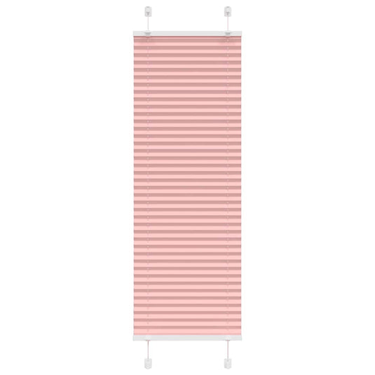 Vidaxl plissé rolgordijn 45x150 cm stofbreedte 44,4 cm polyester roze