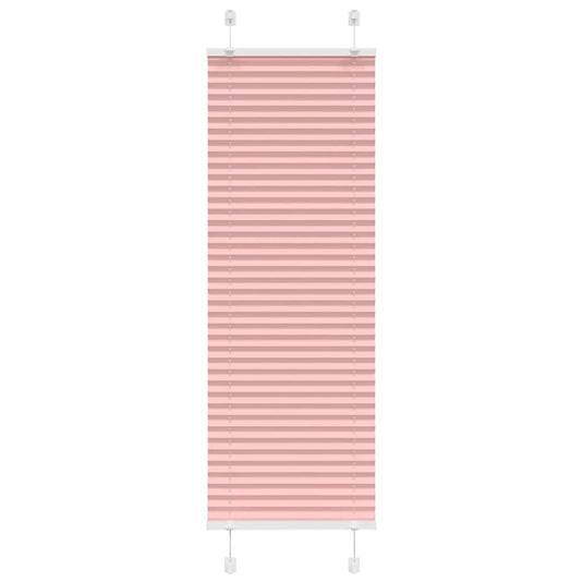 Vidaxl plissé rolgordijn 50x150 cm stofbreedte 49,4 cm polyester roze