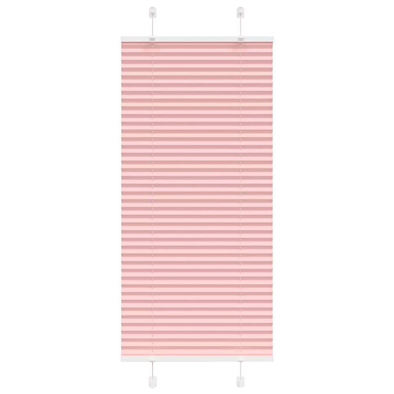 Load image into Gallery viewer, Vidaxl plissé rolgordijn 55x150 cm stofbreedte 54,4 cm polyester roze
