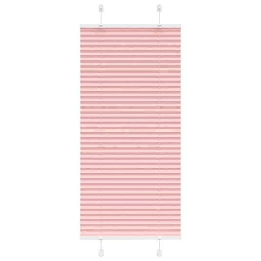 Vidaxl plissé rolgordijn 55x150 cm stofbreedte 54,4 cm polyester roze