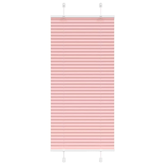 Vidaxl plissé rolgordijn 65x150 cm stofbreedte 64,4 cm polyester roze