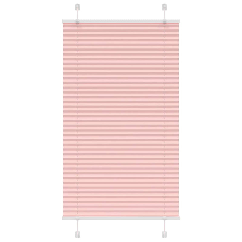 Load image into Gallery viewer, Vidaxl plissé rolgordijn 75x150 cm stofbreedte 74,4 cm polyester roze
