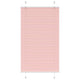 Vidaxl plissé rolgordijn 80x150 cm stofbreedte 79,4 cm polyester roze