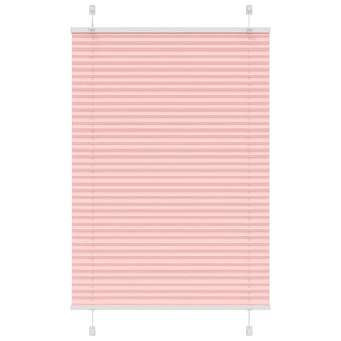 Vidaxl plissé rolgordijn 90x150 cm stofbreedte 89,4 cm polyester roze