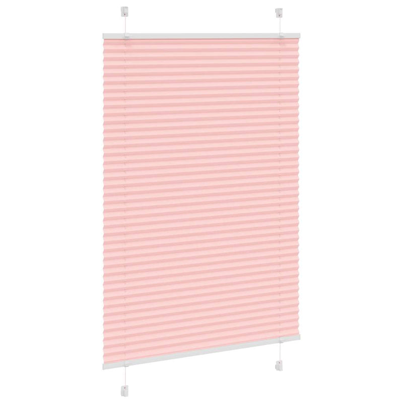 Load image into Gallery viewer, Vidaxl plissé rolgordijn 90x150 cm stofbreedte 89,4 cm polyester roze
