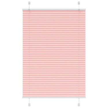 Vidaxl plissé rolgordijn 95x150 cm stofbreedte 94,4 cm polyester roze