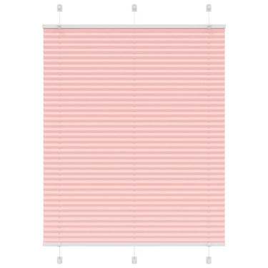 Vidaxl plissé rolgordijn 110x150cm stofbreedte 109,4cm polyester roze