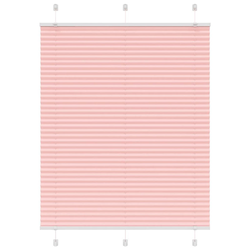Load image into Gallery viewer, Vidaxl plissé rolgordijn 110x150cm stofbreedte 109,4cm polyester roze

