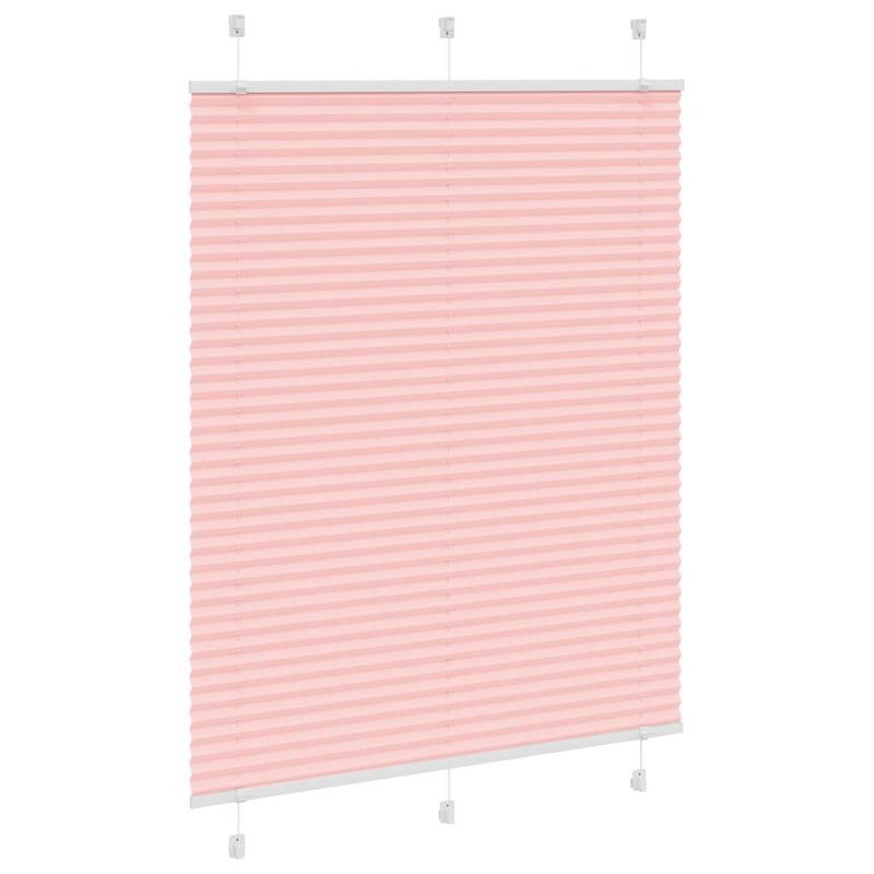 Load image into Gallery viewer, Vidaxl plissé rolgordijn 110x150cm stofbreedte 109,4cm polyester roze
