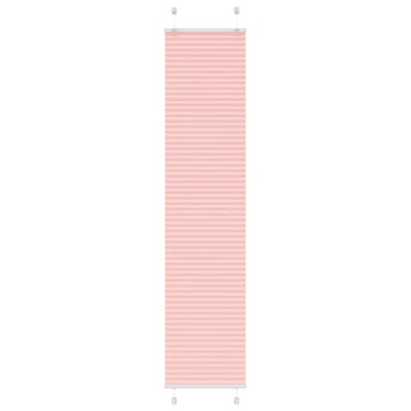Vidaxl plissé rolgordijn 40x200 cm stofbreedte 39,4 cm polyester roze