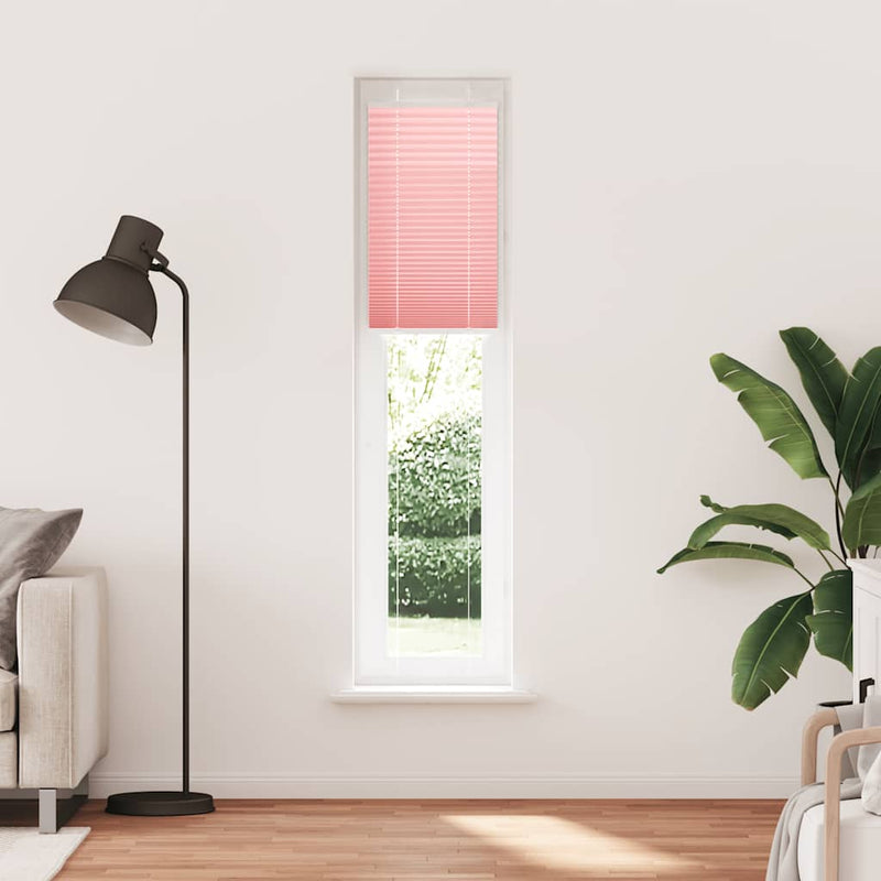 Load image into Gallery viewer, Vidaxl plissé rolgordijn 50x200 cm stofbreedte 49,4 cm polyester roze
