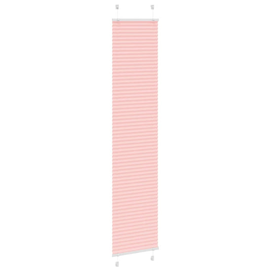 Vidaxl plissé rolgordijn 50x200 cm stofbreedte 49,4 cm polyester roze