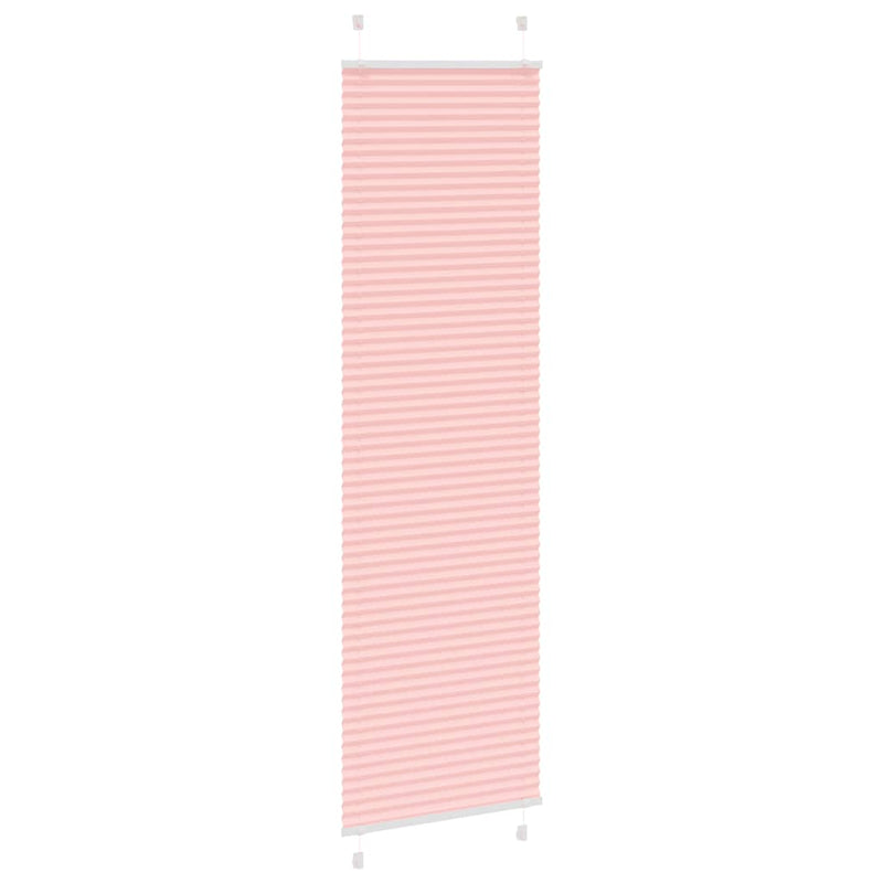 Load image into Gallery viewer, Vidaxl plissé rolgordijn 55x200 cm stofbreedte 54,4 cm polyester roze
