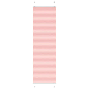 Vidaxl plissé rolgordijn 60x200 cm stofbreedte 59,4 cm polyester roze