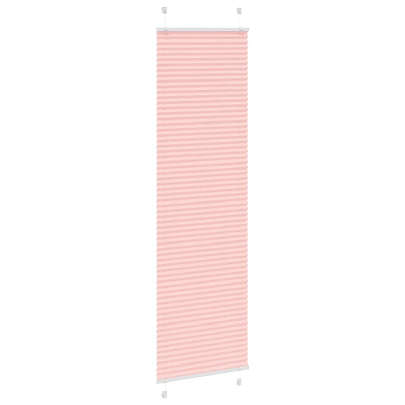 Load image into Gallery viewer, Vidaxl plissé rolgordijn 60x200 cm stofbreedte 59,4 cm polyester roze
