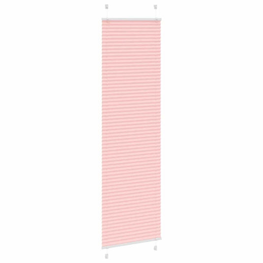 Vidaxl plissé rolgordijn 65x200 cm stofbreedte 64,4 cm polyester roze