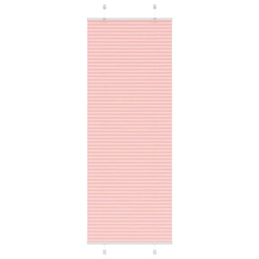 Vidaxl plissé rolgordijn 70x200 cm stofbreedte 69,4 cm polyester roze