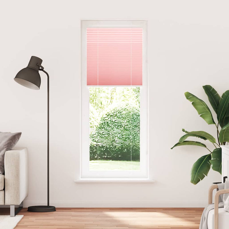 Load image into Gallery viewer, Vidaxl plissé rolgordijn 70x200 cm stofbreedte 69,4 cm polyester roze
