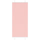 Vidaxl plissé rolgordijn 85x200 cm stofbreedte 84,4 cm polyester roze