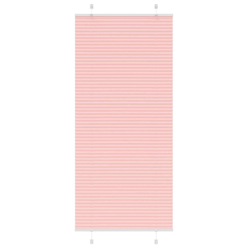 Load image into Gallery viewer, Vidaxl plissé rolgordijn 90x200 cm stofbreedte 89,4 cm polyester roze
