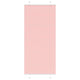 Vidaxl plissé rolgordijn 95x200 cm stofbreedte 94,4 cm polyester roze