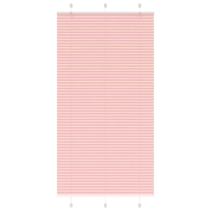 Load image into Gallery viewer, Vidaxl plissé rolgordijn 105x200cm stofbreedte 104,4cm polyester roze
