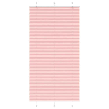 Vidaxl plissé rolgordijn 110x200cm stofbreedte 109,4cm polyester roze