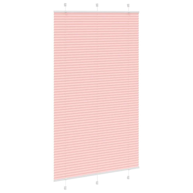 Load image into Gallery viewer, Vidaxl plissé rolgordijn 120x200cm stofbreedte 119,4cm polyester roze
