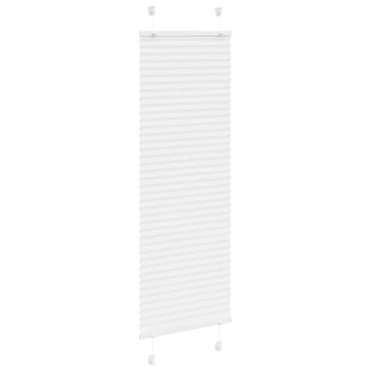 Vidaxl plissé rolgordijn 40x100 cm stofbreedte 39,4 cm polyester wit