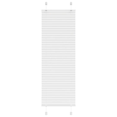 Vidaxl plissé rolgordijn 45x100 cm stofbreedte 44,4 cm polyester wit