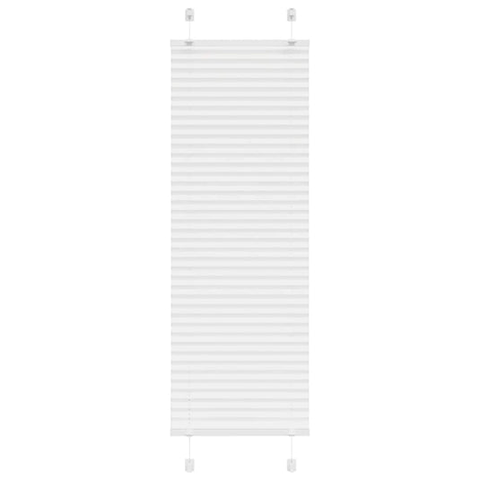 Vidaxl plissé rolgordijn 45x100 cm stofbreedte 44,4 cm polyester wit