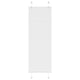 Vidaxl plissé rolgordijn 45x100 cm stofbreedte 44,4 cm polyester wit