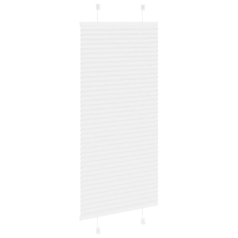 Load image into Gallery viewer, Vidaxl plissé rolgordijn 55x100 cm stofbreedte 54,4 cm polyester wit
